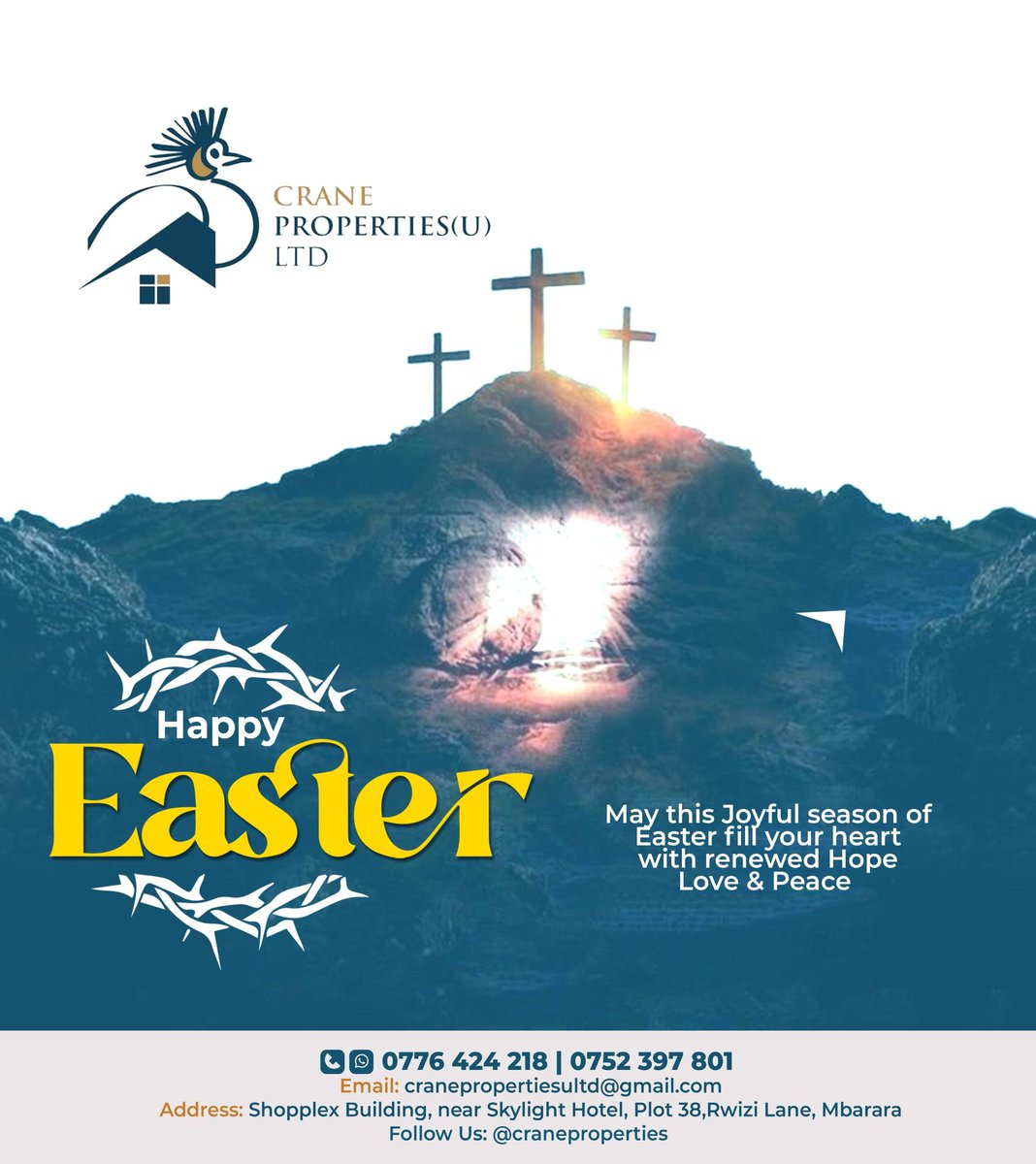 Crane Properties (U) Ltd. tweet media