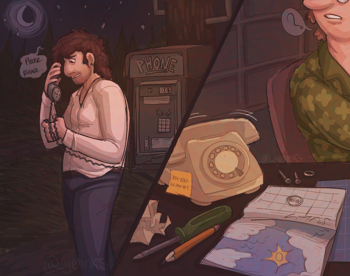 _y0inks's tweet image. Okay well it’s very unfinished but here you go fiddlestan week day 6
.
.
#Fiddlestanweek #fiddlestan #FiddlefordMcGucket #StanPines #stanleypines #gravityfallsfanart #gravityfalls