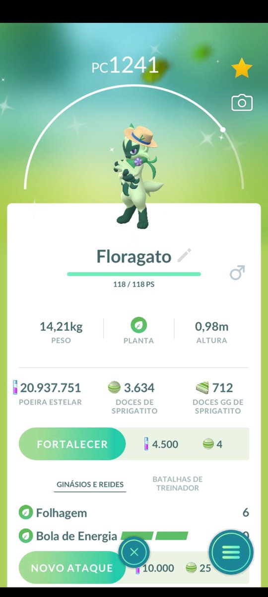 heltonccar's tweet photo. Shiny Floragato. https://t.co/gcoMr37IDw