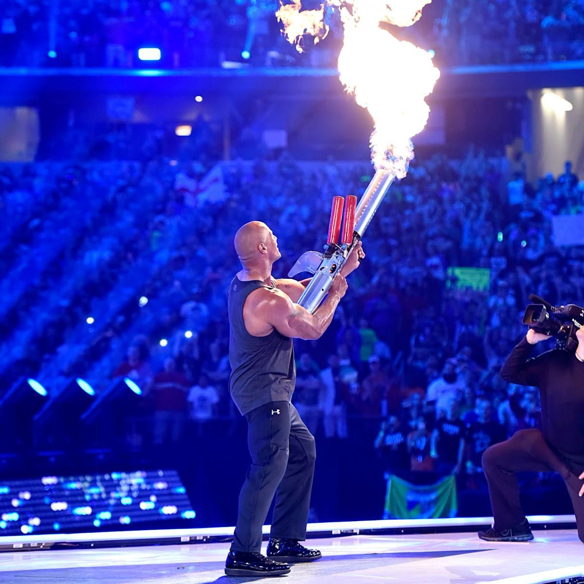 wrestlelamia's tweet photo. Bro i swear the Rock references don't stop for Seth 😂

#WrestleMania https://t.co/dhzh0cSgeZ
