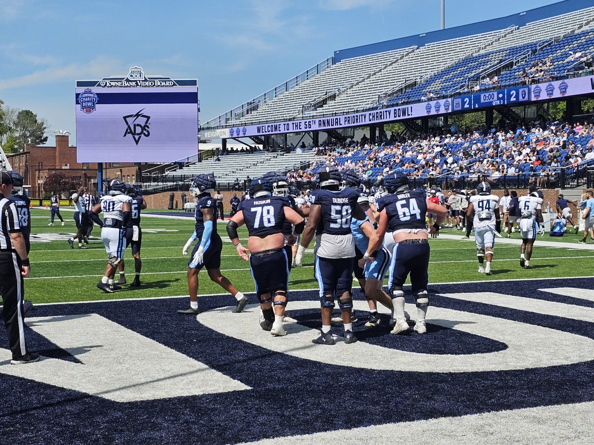 Some photos from <a href="/ODUFootball/">ODU Football</a> Spring Game Today! (thread)