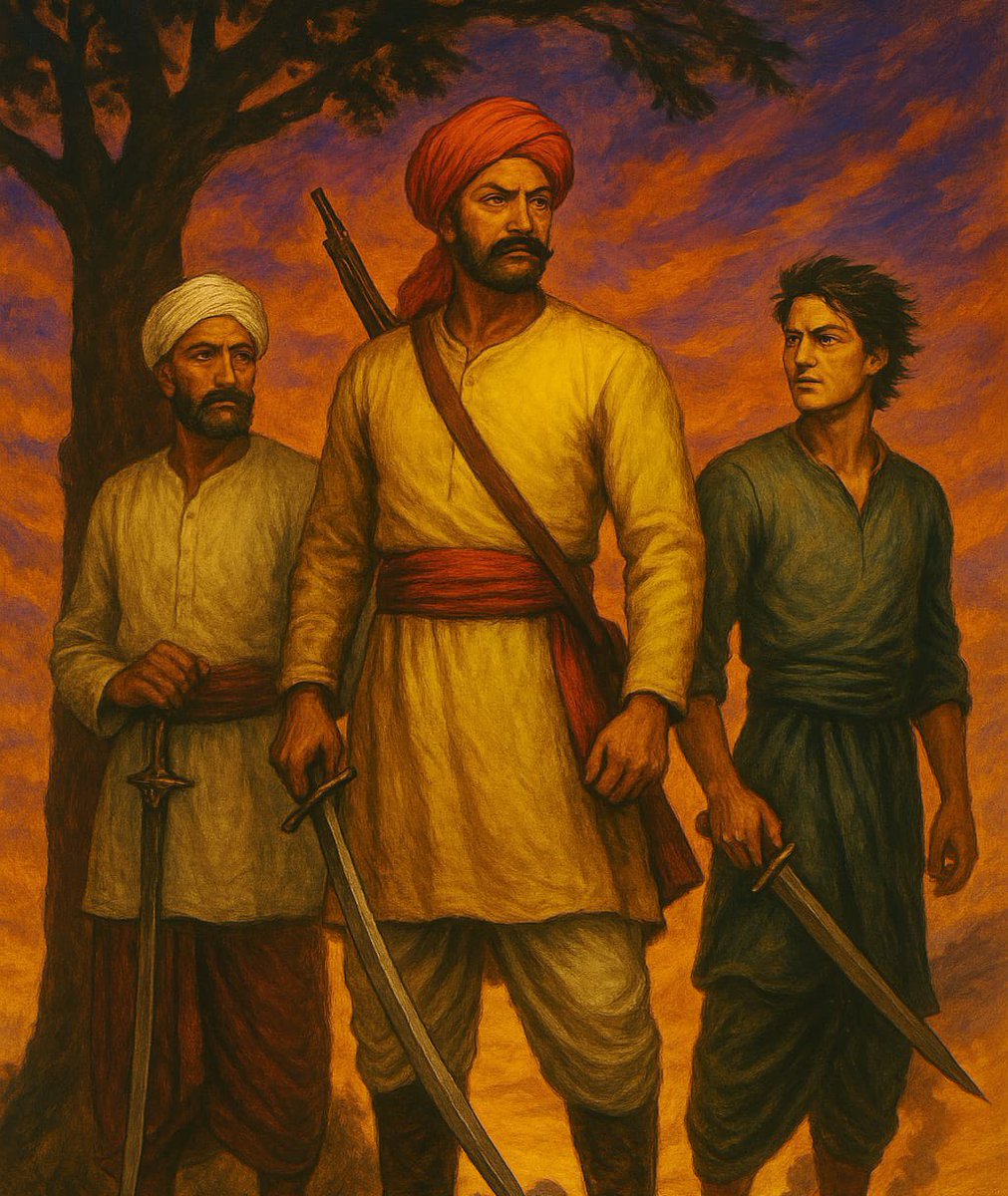1857 के महासंग्राम में विद्रोही सैनिकों का नेतृत्व करने वाले और साल भर तक बिहार के विभिन्न हिस्सों में अंग्रेजों के खिलाफ लड़ने वाले अमर शहीद वीर रणजीत सिंह अहीर की जयंती पर उन्हें शत्-शत् नमन।

#RanjitSinghAhir