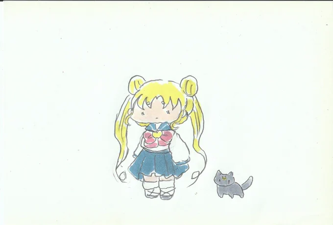 月野うさぎちゃん。#イラスト #セーラームーン 