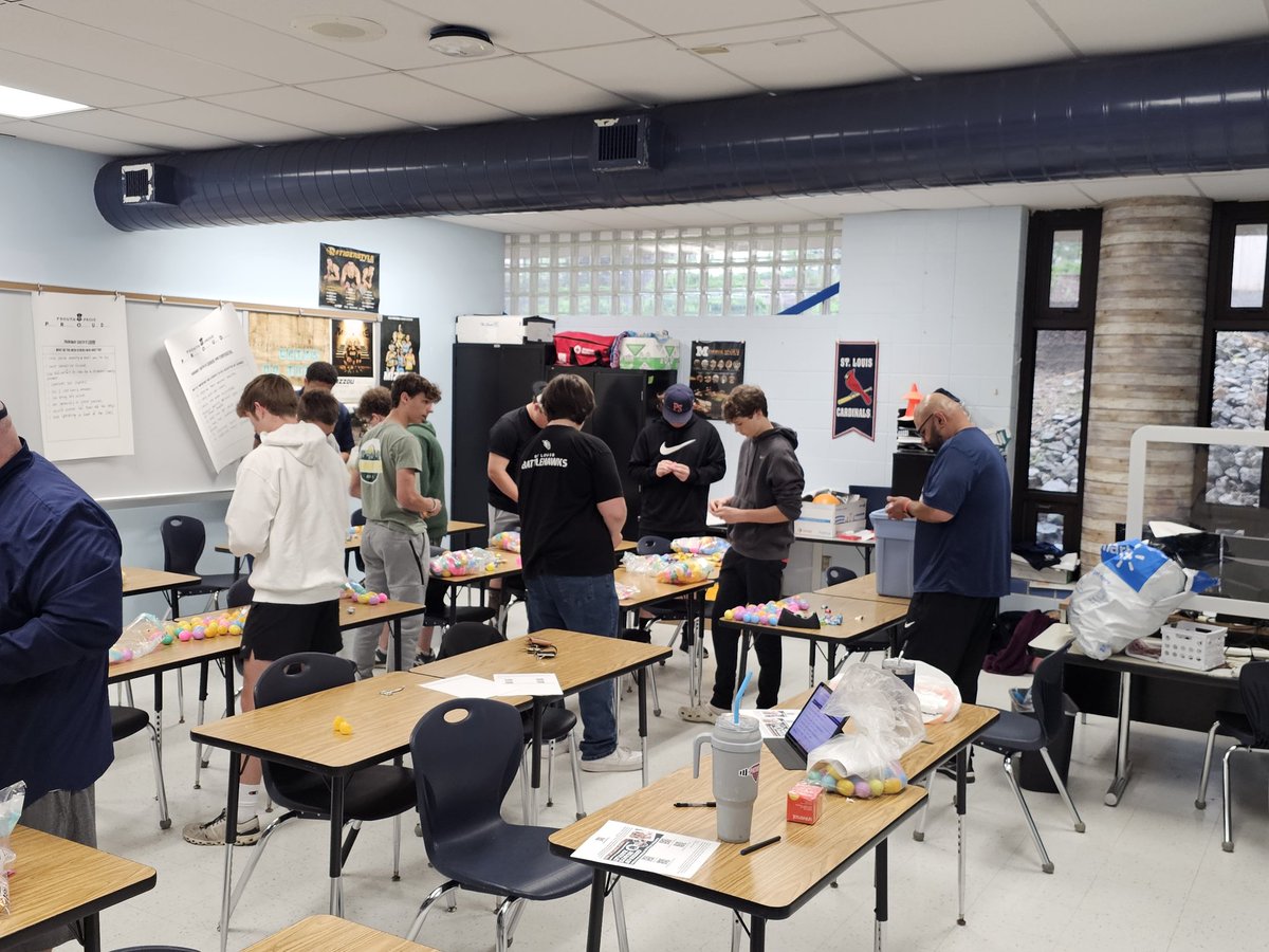 The first Patriot Egg My Yard was a challenge but a big success. Thanks to all of the players and coaches that made it happen.