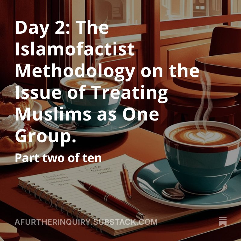 “Can a group claim collective identity when it suits, then retreat into diversity when it’s critiqued? Day 2 of The Islamofactist unpacks the paradox of modern discourse on Islam—one fact at a time.”
- Rahul Sur

open.substack.com/pub/afurtherin…
