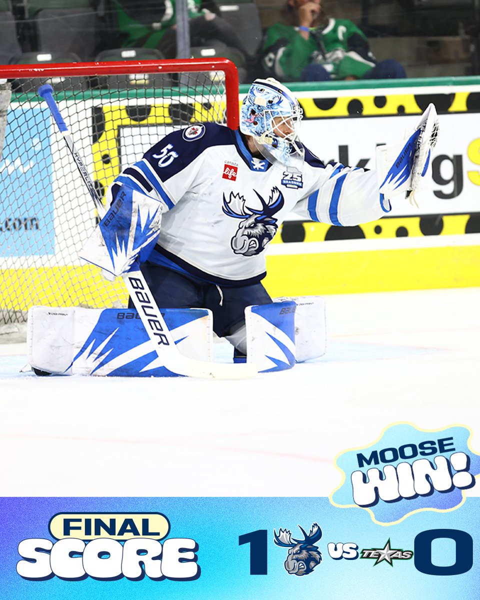DOMENIC DIVINCENTIIS WITH HIS FIRST PROFESSIONAL SHUTOUT!

#MBMOOSE WIN!