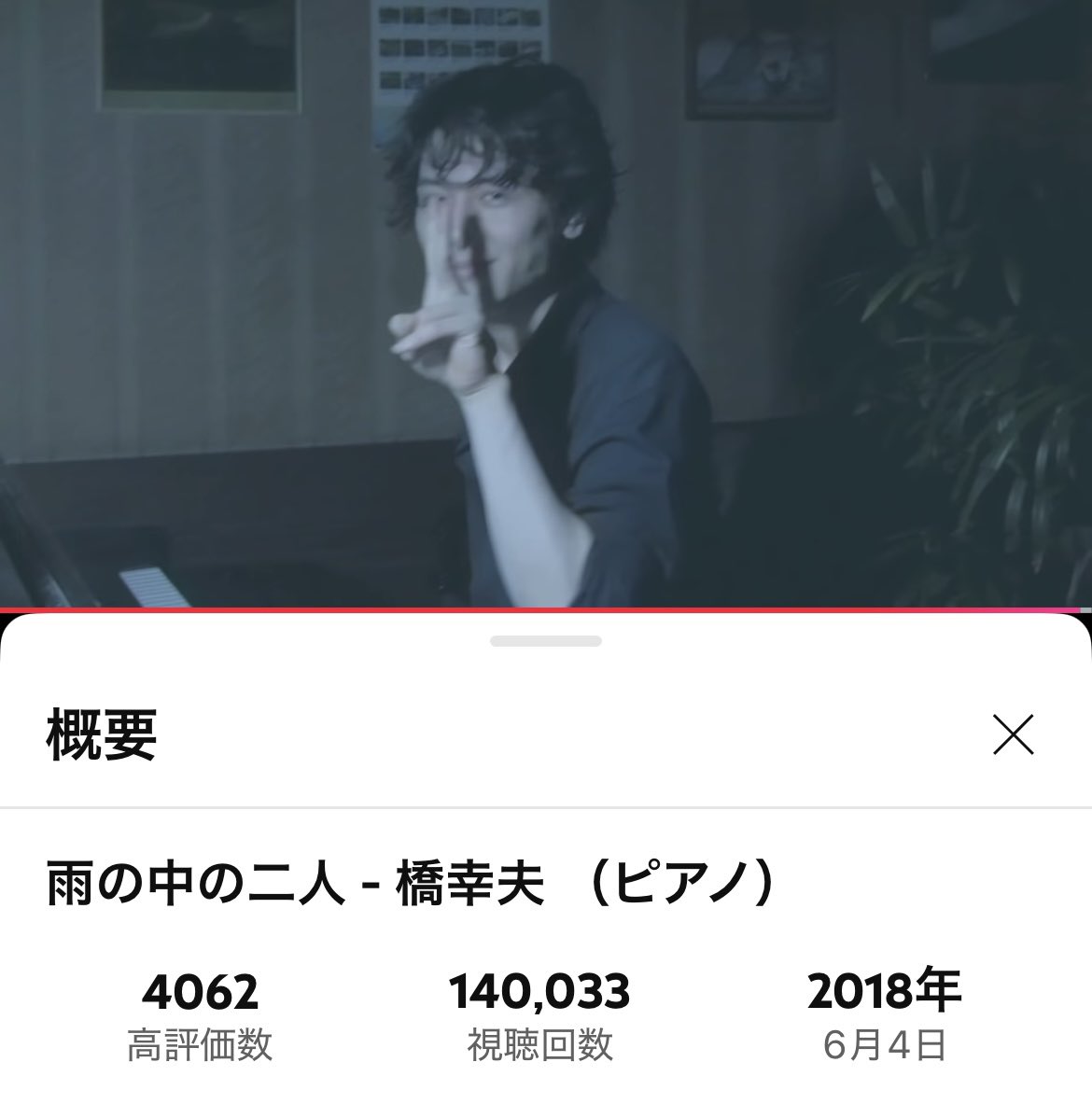 daryl32709201's tweet photo. 大好きなカバー動画が14万回再生になりました💕
#藤井風
#solakaze
#雨の中の二人
#橋幸夫 さん
https://t.co/OeIWMVraMh https://t.co/6zq6aqikdP