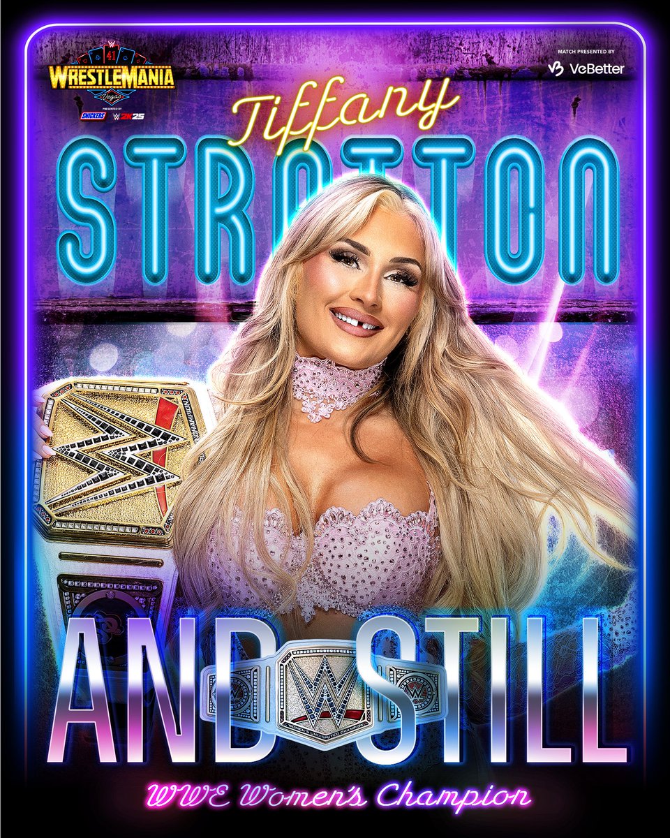 mooreavcik's tweet photo. @WWE Fixed it. @wwe @tiffstrattonwwe #WrestleMania #AndStill #TiffanyStratton https://t.co/9vwSgbtIbB