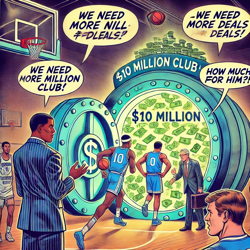 justint_nil's tweet photo. #CollegeBasketball new reality: Top programs are spending $10M+ on #NIL deals to secure elite talent. The recruiting game has changed dramatically. https://t.co/Tc71vgWOBc
