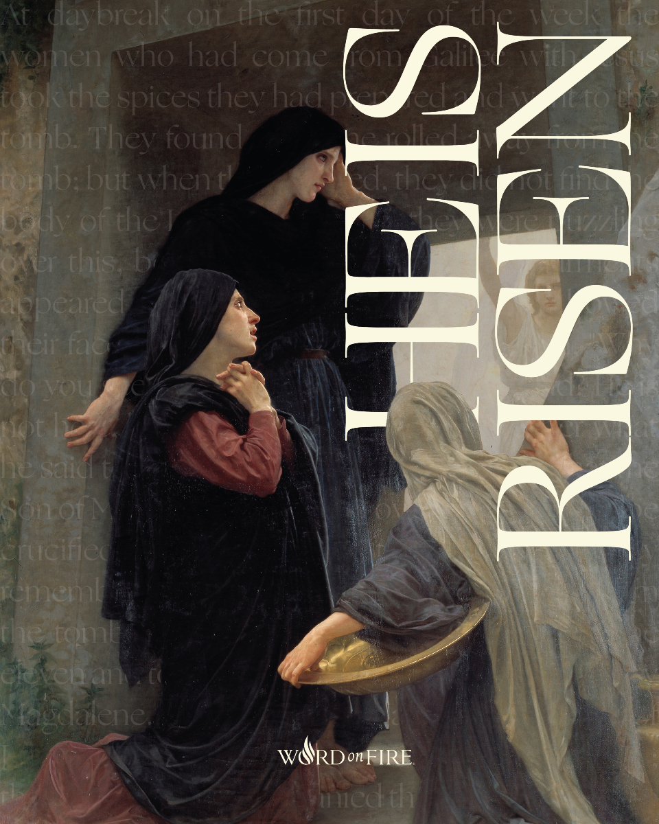 BishopBarron's tweet photo. He is Risen. Alleluia! https://t.co/eITWFsWtJb