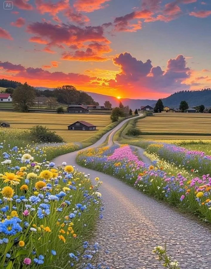 🙏GOOD MORNING !Nothing more healing than a village vibes 

🌞Good morning stay connected💯💯💯 to day...😜💯

     💥🌄 Good Morning! ✨💐
