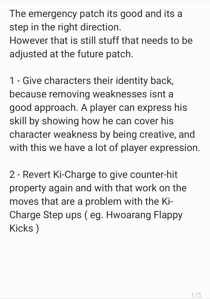 D_Kiritoo's tweet photo. @Harada_TEKKEN @mykeryu @nkt_dreamer @TEKKEN Here are my thoughts after playing since the beggining of season 2 and after the emergency patch. Thanks in advance.
Rest will at the Thread below https://t.co/BvC3D9yBea