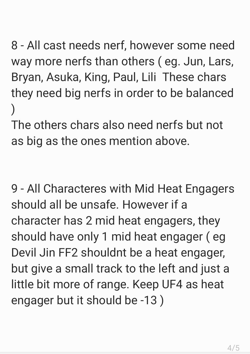 D_Kiritoo's tweet photo. @Harada_TEKKEN @mykeryu @nkt_dreamer @TEKKEN Here are my thoughts after playing since the beggining of season 2 and after the emergency patch. Thanks in advance.
Rest will at the Thread below https://t.co/BvC3D9yBea