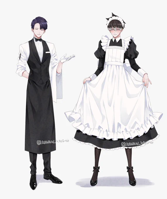 #怪獣8号 #괴수8호호시나 집사(웨이터) / 나루미 메이드 