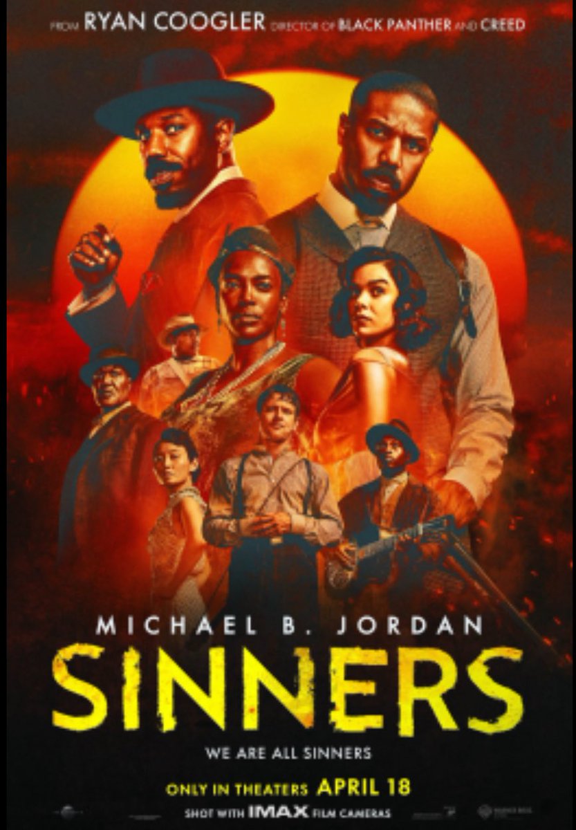 Shantel N. Patt (@growreadlearn) on Twitter photo Sinners is intense, emotional, and terrifying.
Beautiful music, real romance, spiritual depth โ and by the end, a lot of blood.
Michael B. Jordan is incredible.
This movie makes you not want to open your door for anyone.
#SinnersMovie #RyanCoogler #HorrorFilm Sinners is intense, emotional, and terrifying.
Beautiful music, real romance, spiritual depth โ and by the end, a lot of blood.
Michael B. Jordan is incredible.
This movie makes you not want to open your door for anyone.
#SinnersMovie #RyanCoogler #HorrorFilm