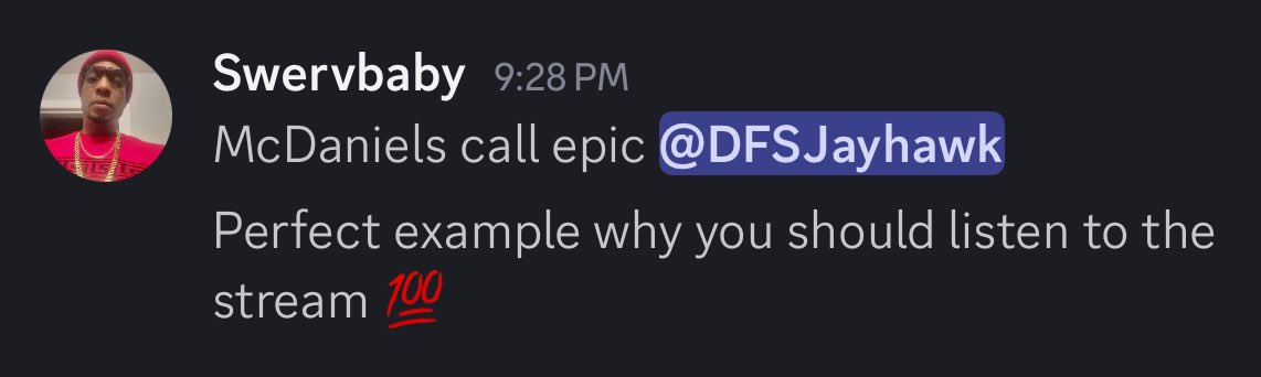 Talk to em Swerv! 😤