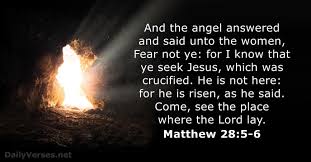 Resurrection Sunday!  Thank you, Jesus!