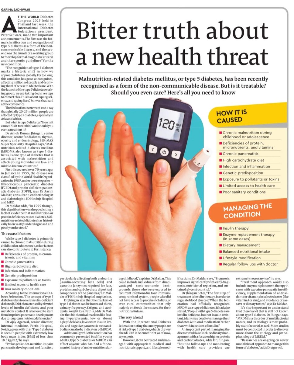 ShridhantS's tweet photo. Health is wealth 😄
3 diseases are affecting the new generation of india
Diabetes
Cancer
Thyroid patient
20-25 million people are affected by types 5 diabetes
Bitter truth about a new health threat ....
#diabetes
#Cancer
#Thyriod https://t.co/5kqMeYFFb7