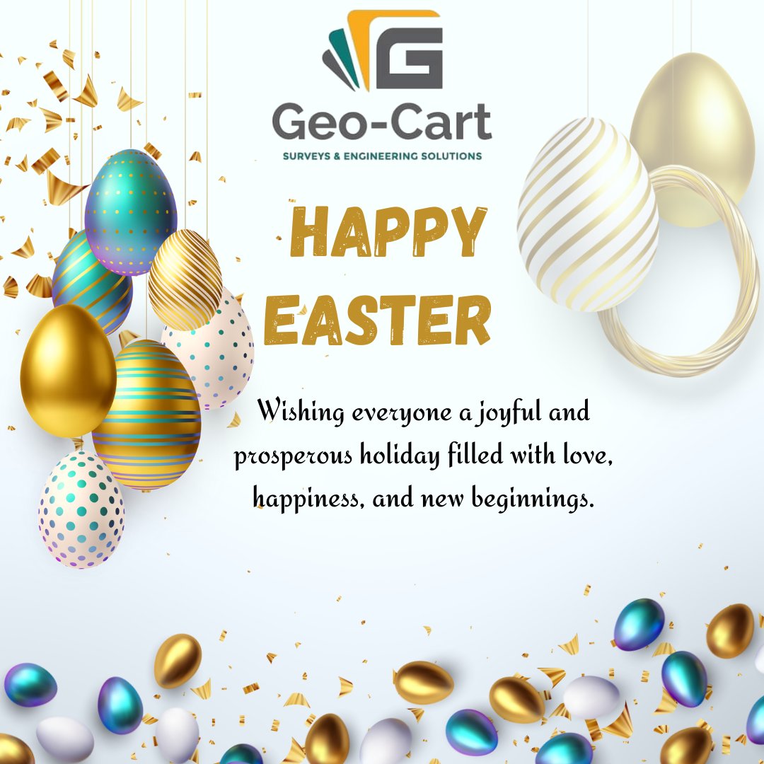 Happy Easter from Geo-Cart!

Wishing everyone a joyful and prosperous holiday filled with love, happiness, and new beginnings.