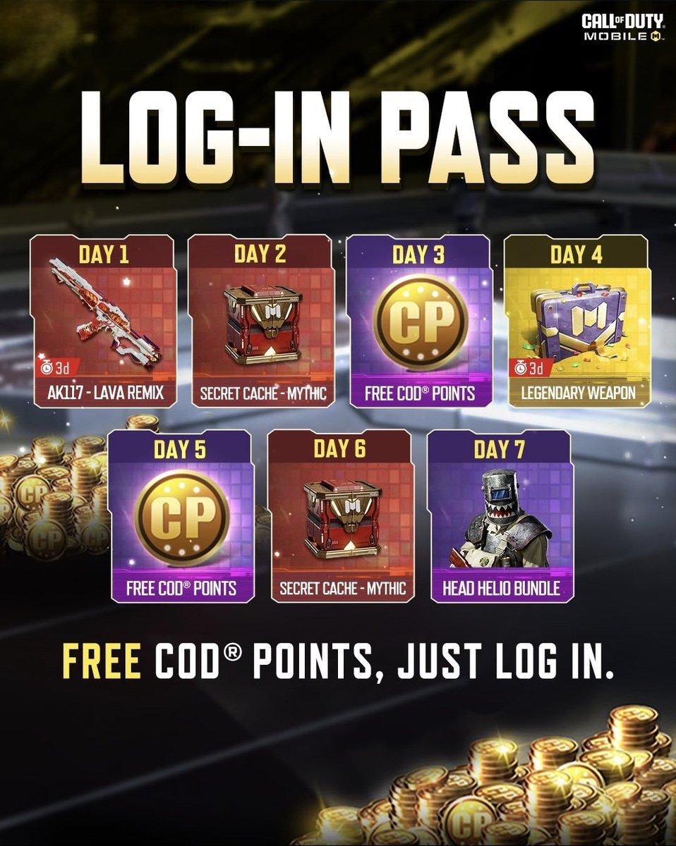 ItZTMGG's tweet photo. Free COD Points? You bet, 100% legit!
Log in now to claim yours! https://t.co/ny9nN8fI6p