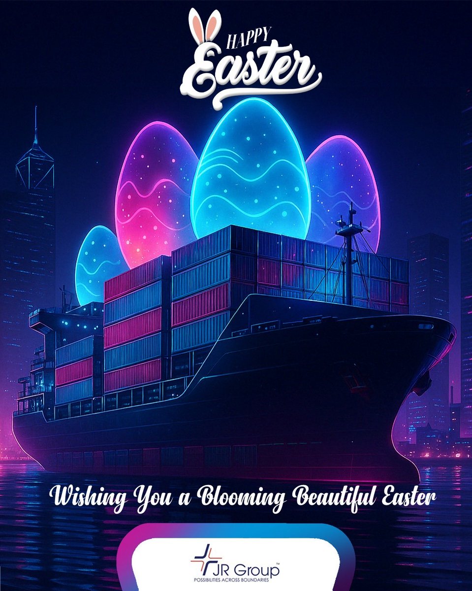 jrgroupindia's tweet photo. Wishing you a blooming Easter!!
#easter #jrgroupindia #jrgroup #logisticsolution #possibilitiesacrossboundaries https://t.co/rmUx38zdfD