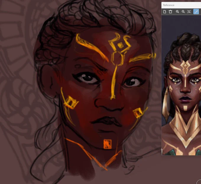 does not look lik her but ill keep practicing... 