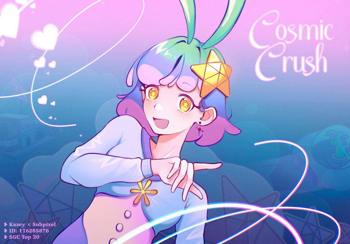 Little fanart of Lana from “Cosmic Crush” by <a href="/kazeyithink/">kz</a> &amp; <a href="/Supbixel/">Subpixel</a>!!

Be sure to check it out if you haven’t!! Definitely one of my favorite SGC entries 🤍