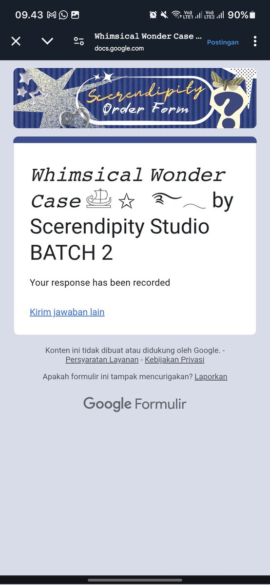 setelah berfikir keras berhari hari mau yg tomat atau iwak akhirnya ke isi jg nih form nya🤗