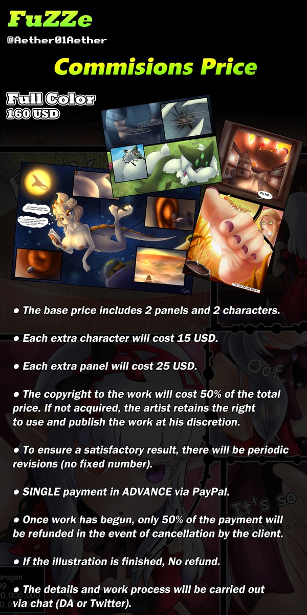 Aether01Aether's tweet image. New terms and conditions for commissions!
If you have any questions or concerns, please send them via DM!
Stay tuned for commission availability! ^3^)/