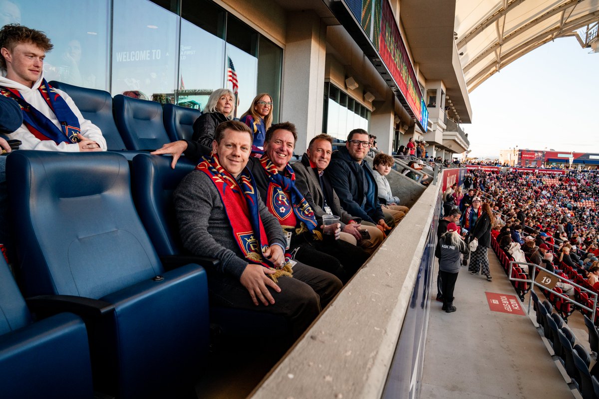 Real Salt Lake (@realsaltlake) on Twitter photo First claret & cobalt match as our fam 🤩
Great having <a href="/MillerSportsEnt/">MillerSportsEntertainment</a> at the Riot First claret & cobalt match as our fam 🤩
Great having <a href="/MillerSportsEnt/">MillerSportsEntertainment</a> at the Riot