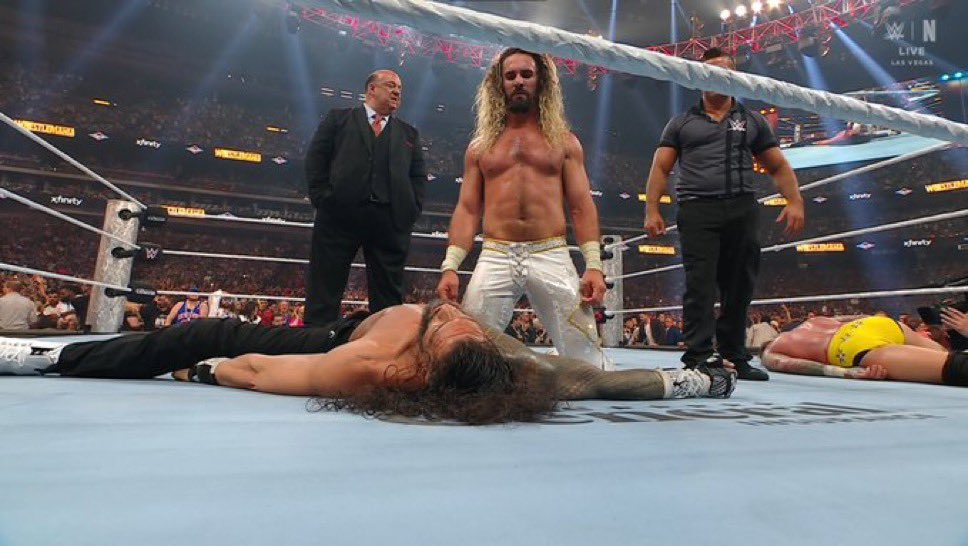 HANG IT IN THE LOUVRE.  #WrestleMania