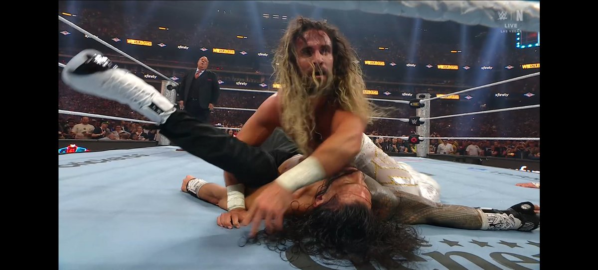 PUNK. REIGNS. ROLLINS.

TAKE A BOW.

INCREDIBLE.

#WrestleMania