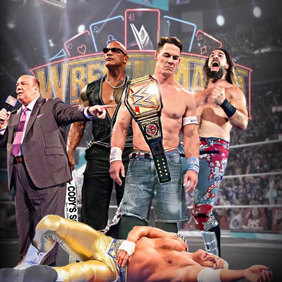 This is so happening tomorrow night  #WrestleMania