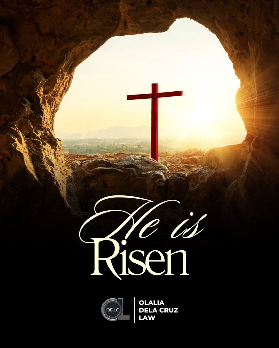 odlclaw's tweet photo. He is risen. Easter reminds us that even in our darkest hours, hope prevails. May this day renew our faith in new beginnings, quiet strength, and love that conquers all. 🙏 #easter #eastersunday https://t.co/BZSp1ceEhe