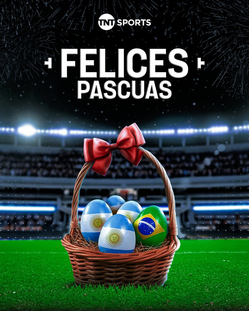 TNTSportsAR's tweet photo. FELICES PASCUAS PARA TODOS ❤️🇦🇷 https://t.co/dAleV4RQaA