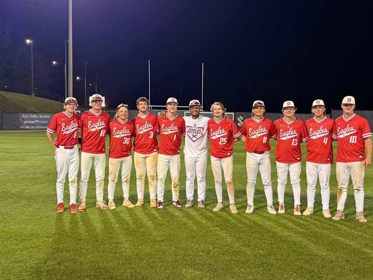 BrianWalls10's tweet photo. Last game in a Douglas uniform for @cason_walls as the Eagles fall short against Madison Academy. Thankful to have experienced this ride with you buddy! https://t.co/092ZFLQ3jB