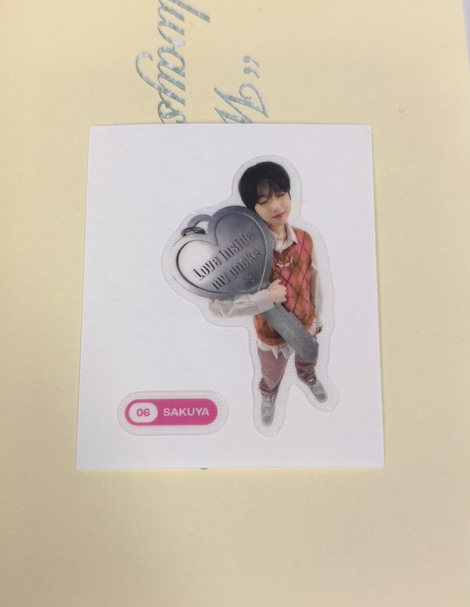 M22431816's tweet photo. NCT WISH poppopシール　交換 

　譲　サクヤ
　
　求　リョウ

同日発送・郵送希望📮
お気軽にお声掛けください🙇🏻‍♀️ https://t.co/M2CjDCREtD
