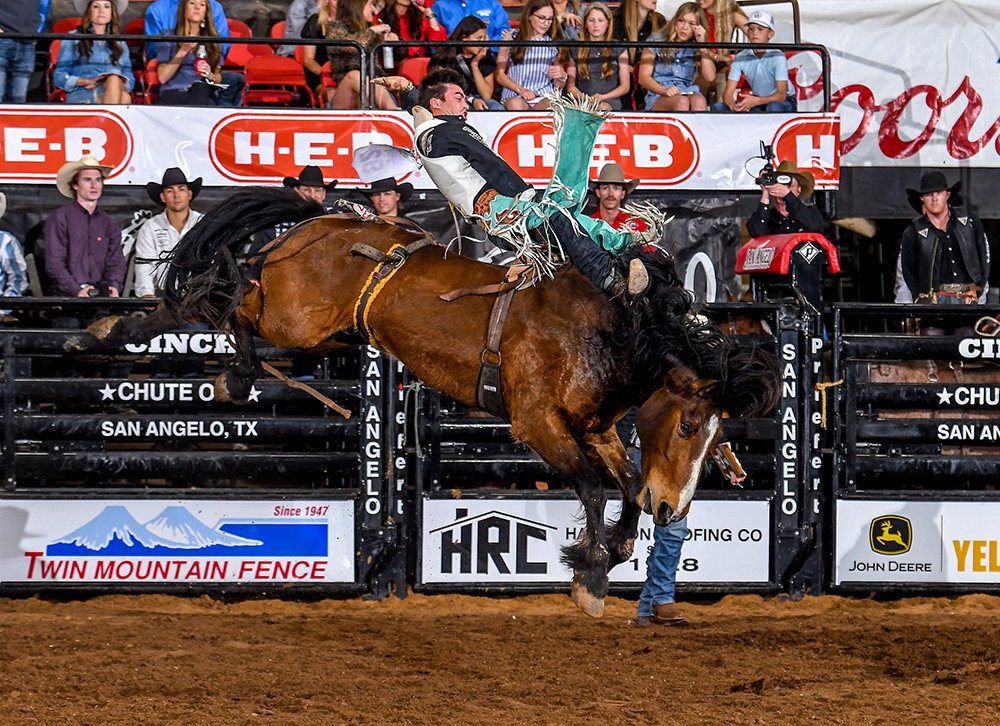 TwisTED Rodeo (@twistedrodeo) on Twitter photo Bradlee Miller scores the highest-marked ride of his career with a 92-point ride on Straight Stick to win the <a href="/SASSRARodeo/">San Angelo Stock Show & Rodeo</a> <a href="/CinchJeans/">Cinch Jeans</a> #ChuteOut and pad his lead in the <a href="/PRCA_ProRodeo/">PRCA ProRodeo</a> world standings. twistedrodeo.com/2025/04/20/milβ¦ πΈAndersen CbarC Photos Bradlee Miller scores the highest-marked ride of his career with a 92-point ride on Straight Stick to win the <a href="/SASSRARodeo/">San Angelo Stock Show & Rodeo</a> <a href="/CinchJeans/">Cinch Jeans</a> #ChuteOut and pad his lead in the <a href="/PRCA_ProRodeo/">PRCA ProRodeo</a> world standings. twistedrodeo.com/2025/04/20/milβ¦ πΈAndersen CbarC Photos