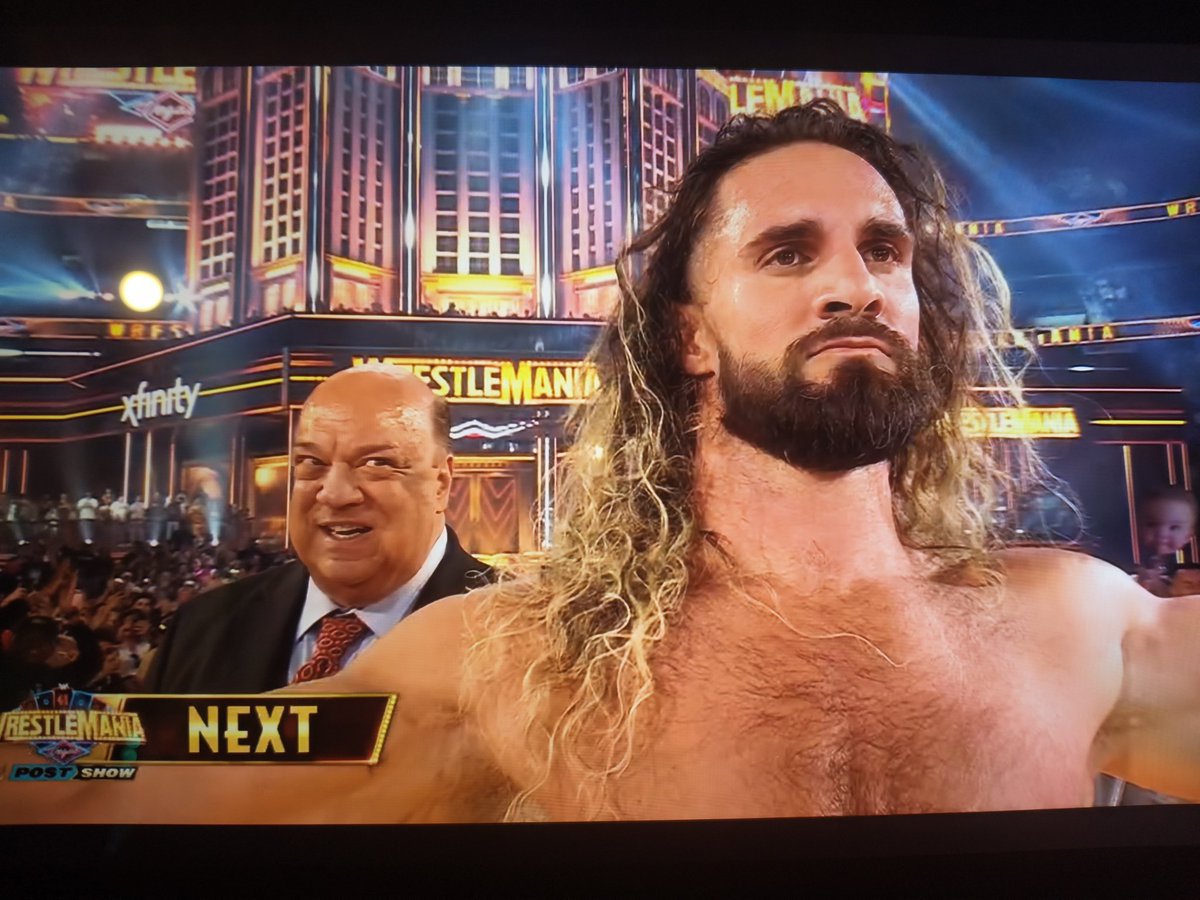 Amazing ending to #WrestleMania41 night 1 from heist of the century to betrayal of the century #WWEWrestleMania #wwe #sethfreakinrollins #paulhayman