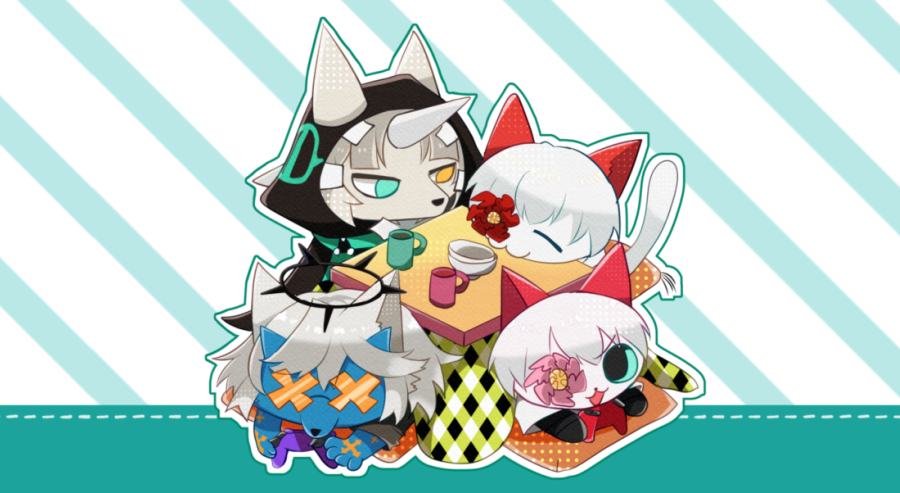 いぬねこぎあ
この二種類はスパコミにて三角ポーチとしてお出しする予定です。ソルオーサーヴァントちゃんポーチは裏表で絵柄が異なり、あの男一派ポーチは裏表で共通絵柄です 
