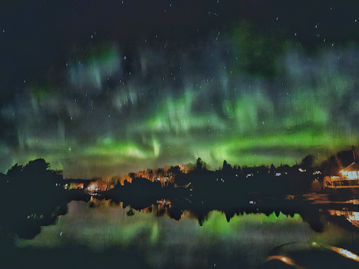 Quite some surprise #northernlights this night