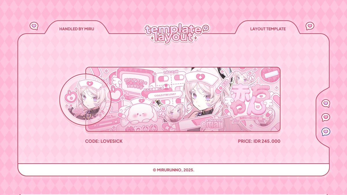 mirurunno's tweet image. 💬 retweets are appreciated! 🤍

halo, aku ada 2 template layout 2D yang bisa ditake langsung melalui DM! price as stated on picture, untuk detail lebih lanjut aku jelaskan di tweet selanjutnya ya. thank you! 🫶🏻

#zonauang