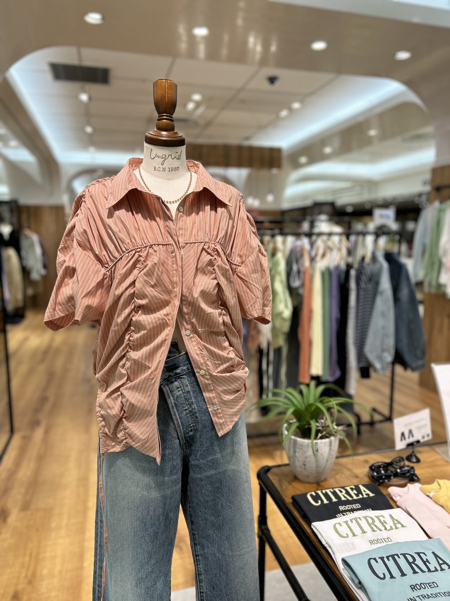 ungrid_sendai's tweet photo. おはようございます🌞

本日も店内可愛いアイテム盛り沢山で
皆様のご来店をお待ちしております！

お気軽にお立ち寄り下さい💕

＃ungrid
＃ungrid仙台パルコ https://t.co/M8AUyx8PCL