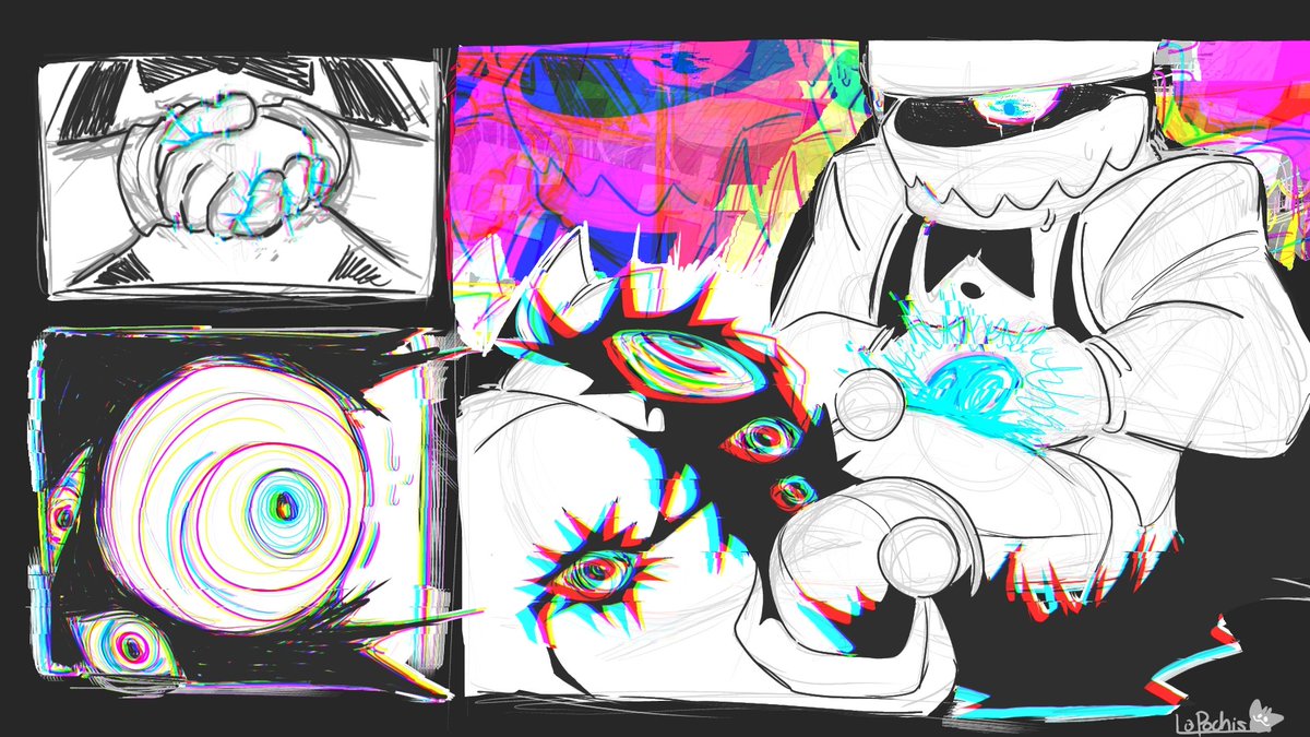Lachikipochi's tweet photo. Second part here now! Everything it's fine people...#TheAmazingDigitalCircus #digitalart #Pomnixcaine https://t.co/0oZuGt7HV6