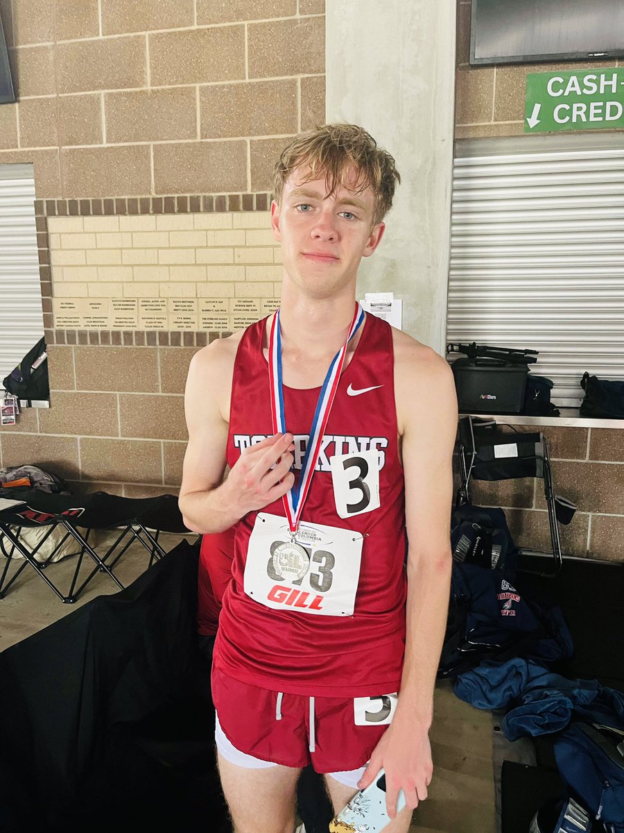 Mathias Pitzel earns 🥈in the 800m run at at the Region III TF Championships! He runs a new PR 💥 and earns his way to the State meet! See you in Austin! Great Job Mathias!  

WONwithCulture🔥