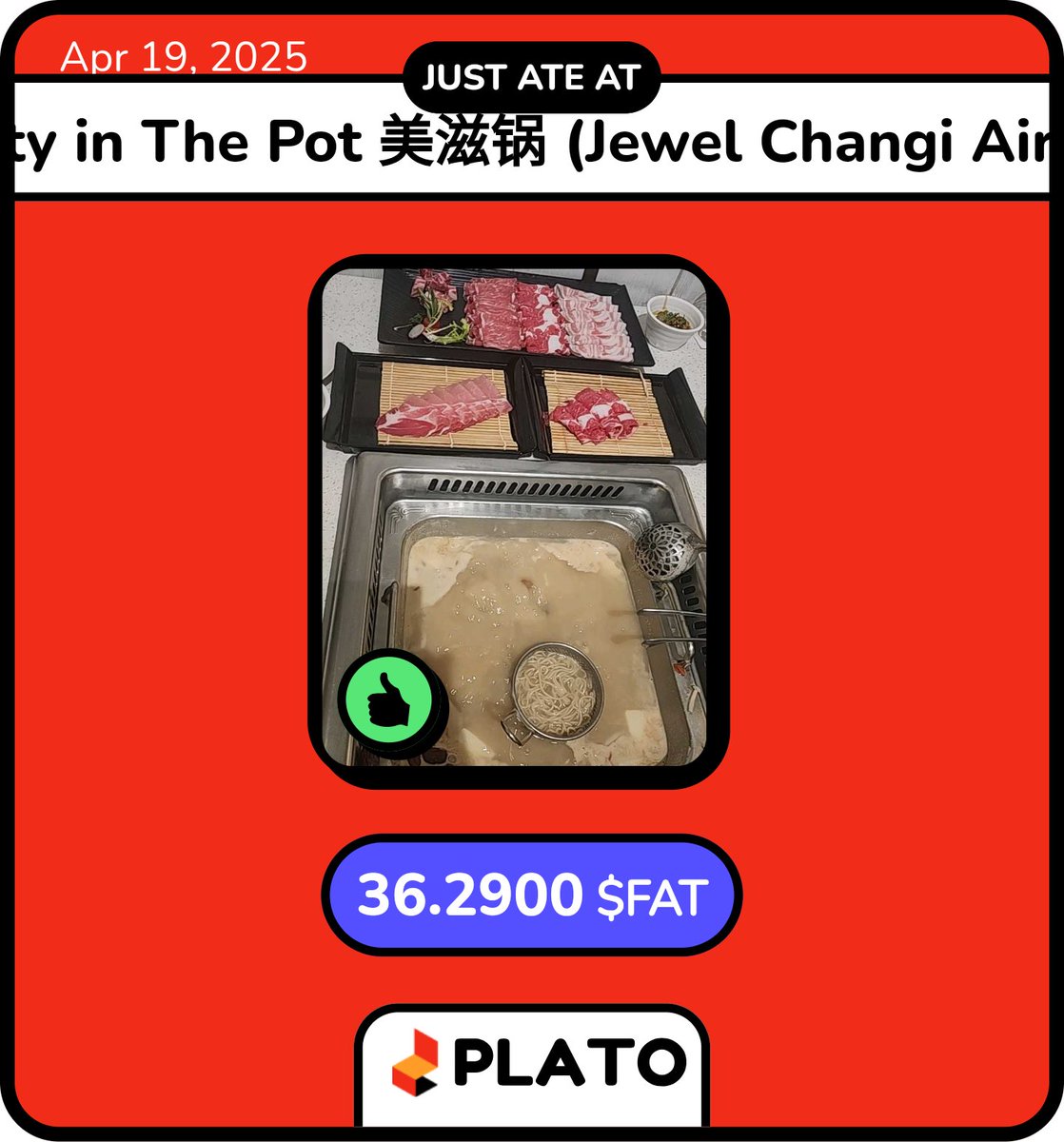 Just earned FAT with @plato2earn! You can too. Use my referral m.getplato.app/#/?u=Rodello and earn 100 FAT.