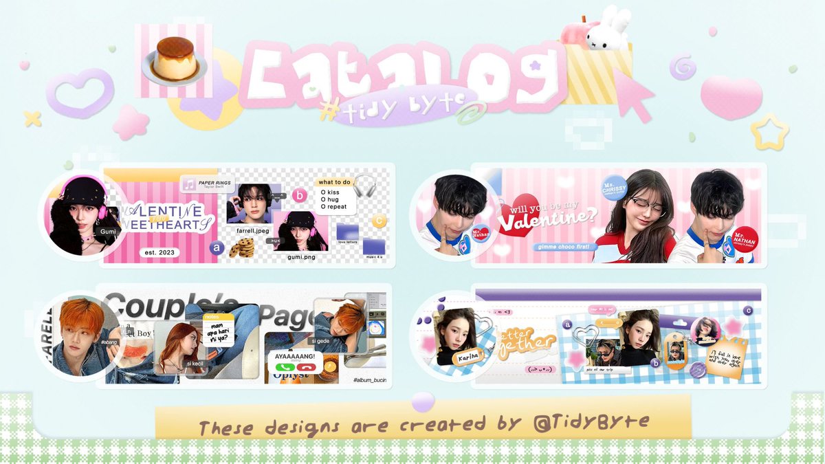 TidyByte's tweet image. ♡  ࣪  / + help repost? thanks! ⊹  ׁ   ִ  ໒꒱

enNyo—@TidyByte is open for { layout by request ; single, couple &amp;amp; chibi! } ( ☆∀☆) Would love to shop? Just drop a message to get started 🥨🐰

#zonauang #zonajajan