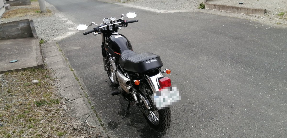 Laco0517's tweet photo. 愚弟のボルティ
不動からの復活ついでにｺﾞﾁｬｺﾞﾁｬしたら安っぽいトライアンフみてーと言われてしまった。
ちげーよ、コレダスクランブラーだよ。 https://t.co/N6aXsxxyib
