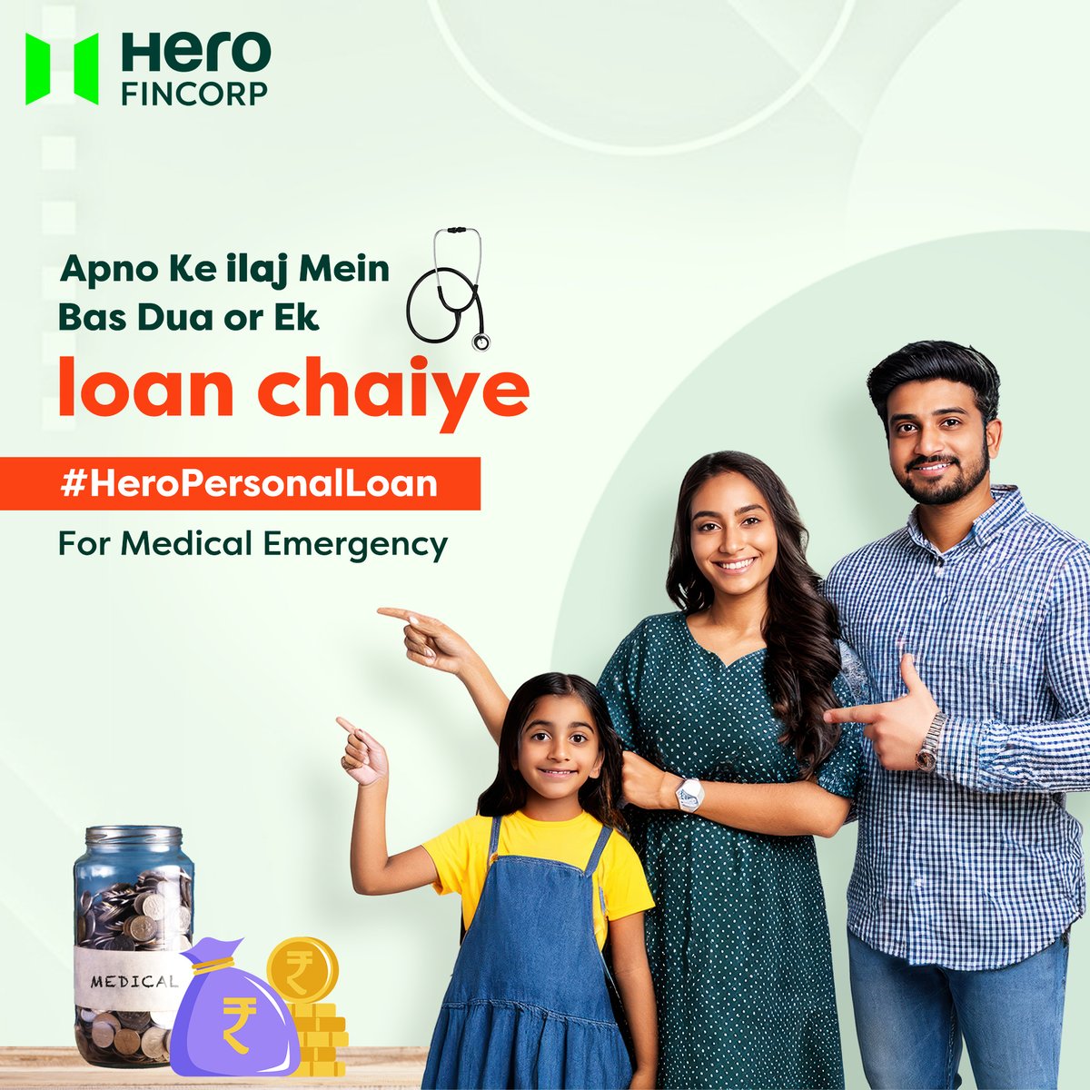 HeroFinCorpLtd's tweet photo. Medical emergencies don’t wait, and neither should you. Get an instant loan, because your family’s health is priceless!
Install the app now: https://t.co/0HNjUZqsEg
#HeroFinCorp #EmergencyLoan #InstantPersonalLoan #NoPaperwork https://t.co/irilplNzxw
