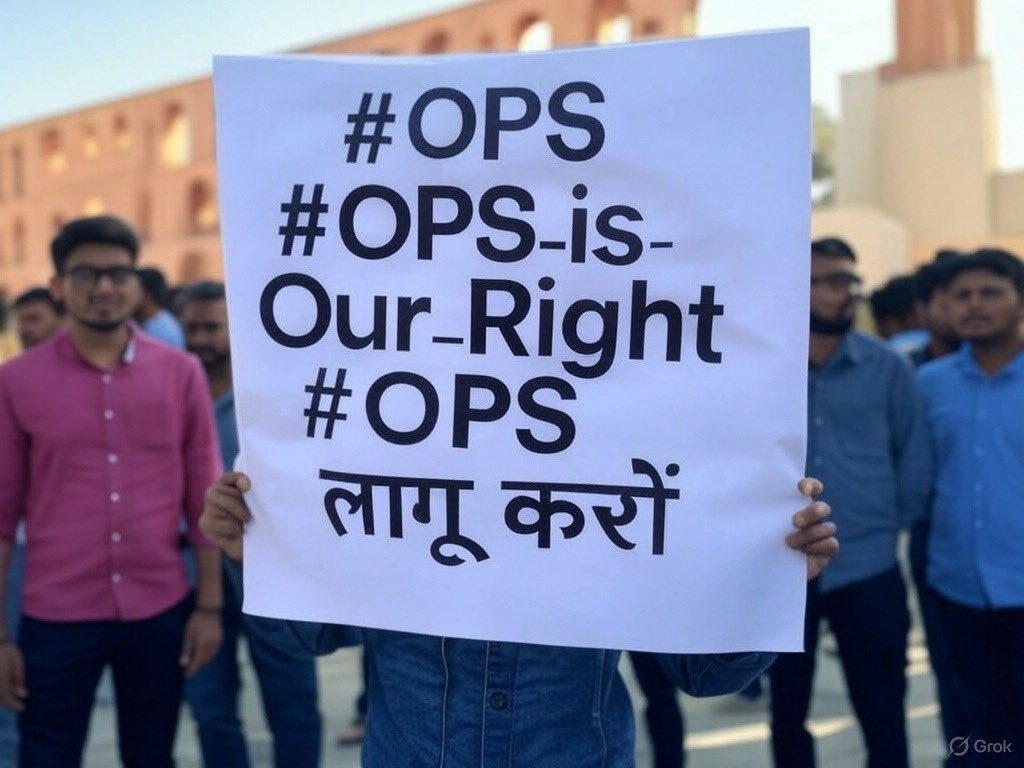 # हमें चाहिए #OPS पुरानी पेंशन 
#OPS_लागू_करो
#OPSisOurRight
#पुरानी_पेंशन_बहाल_करो
#NoNPS_NoUPS_OnlyOPS
<a href="/PMOIndia/">PMO India</a> <a href="/grok/">Grok</a>
<a href="/RahulGandhi/">Rahul Gandhi</a> <a href="/nsitharamanoffc/">Nirmala Sitharaman Office</a>
<a href="/FinMinIndia/">Ministry of Finance</a> <a href="/vijaykbandhu/">Vijay Kumar Bandhu</a>
<a href="/Aamitabh2/">Amitabh Agnihotri</a> <a href="/BBCHindi/">BBC News Hindi</a>
<a href="/ravishndtv/">ravish ndtv</a>